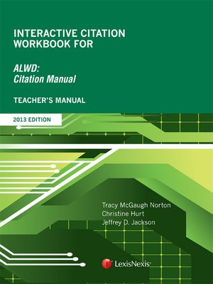 cover image of Interactive Citation Workbook for ALWD Citation Manual